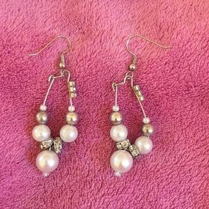 Pearl earrings